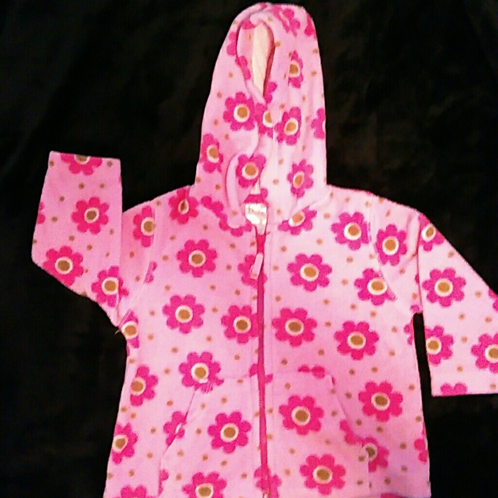 Girls Pink hoodie Fleece jacket